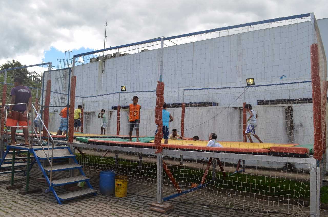 CRAS realiza tarde de diversão no Parque para seus usuários